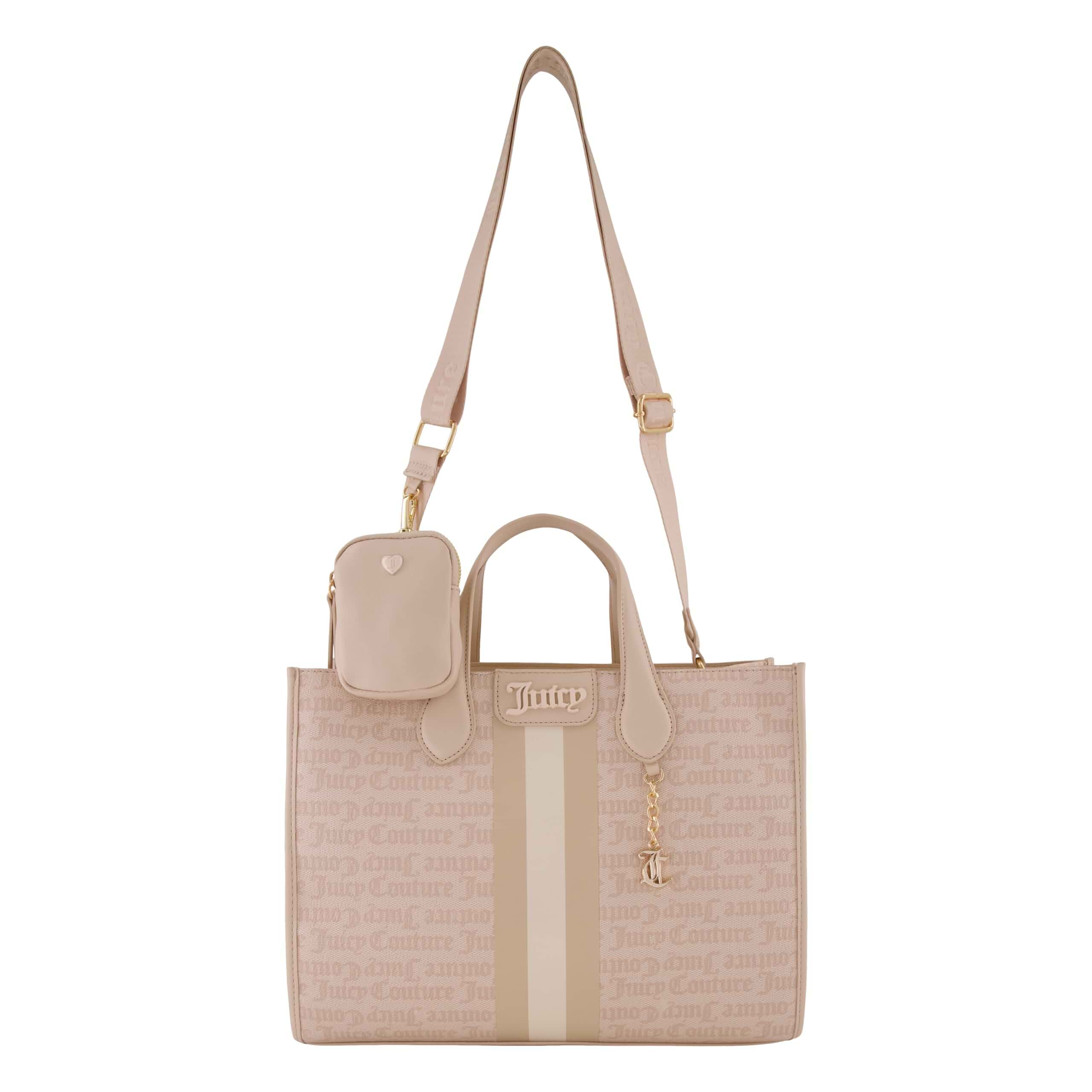 Juicy Couture Women's State Of My Heart Tote Bag, Stylish & Versatile Designer Purse for Everyday Wear