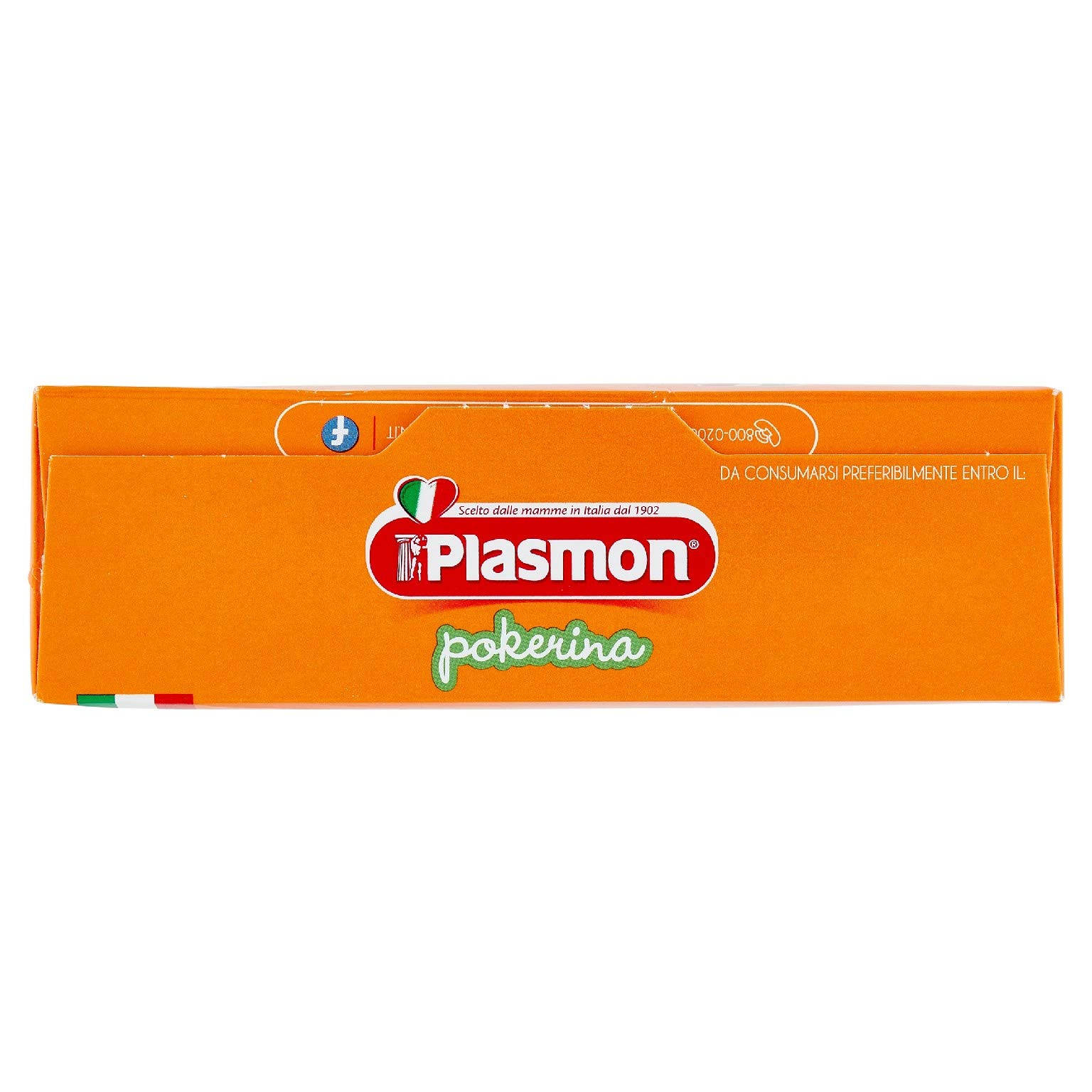 Plasmon La Pastina Pokerina 340g 12 Box Con Farina di grano tenero 100% Italiano, piccola e morbida in bocca