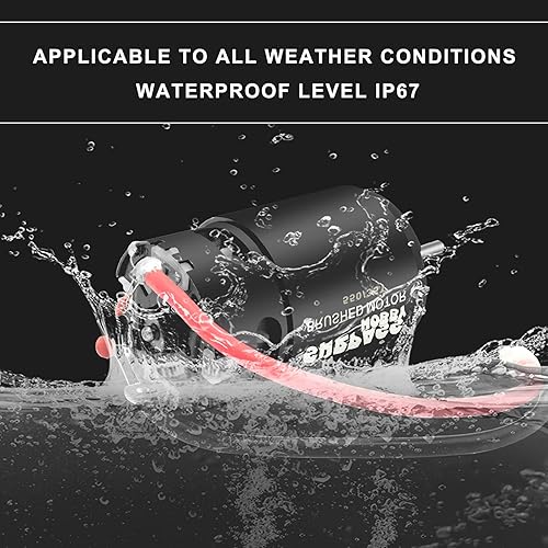 Miniatura 4 de RC 550 Motor cepillado 35T RC Motor eléctrico para 110 RC Escala Rock Crawlers 16 Jeep Willys 1941 MB Camión militar y carreras de rocas de alto par