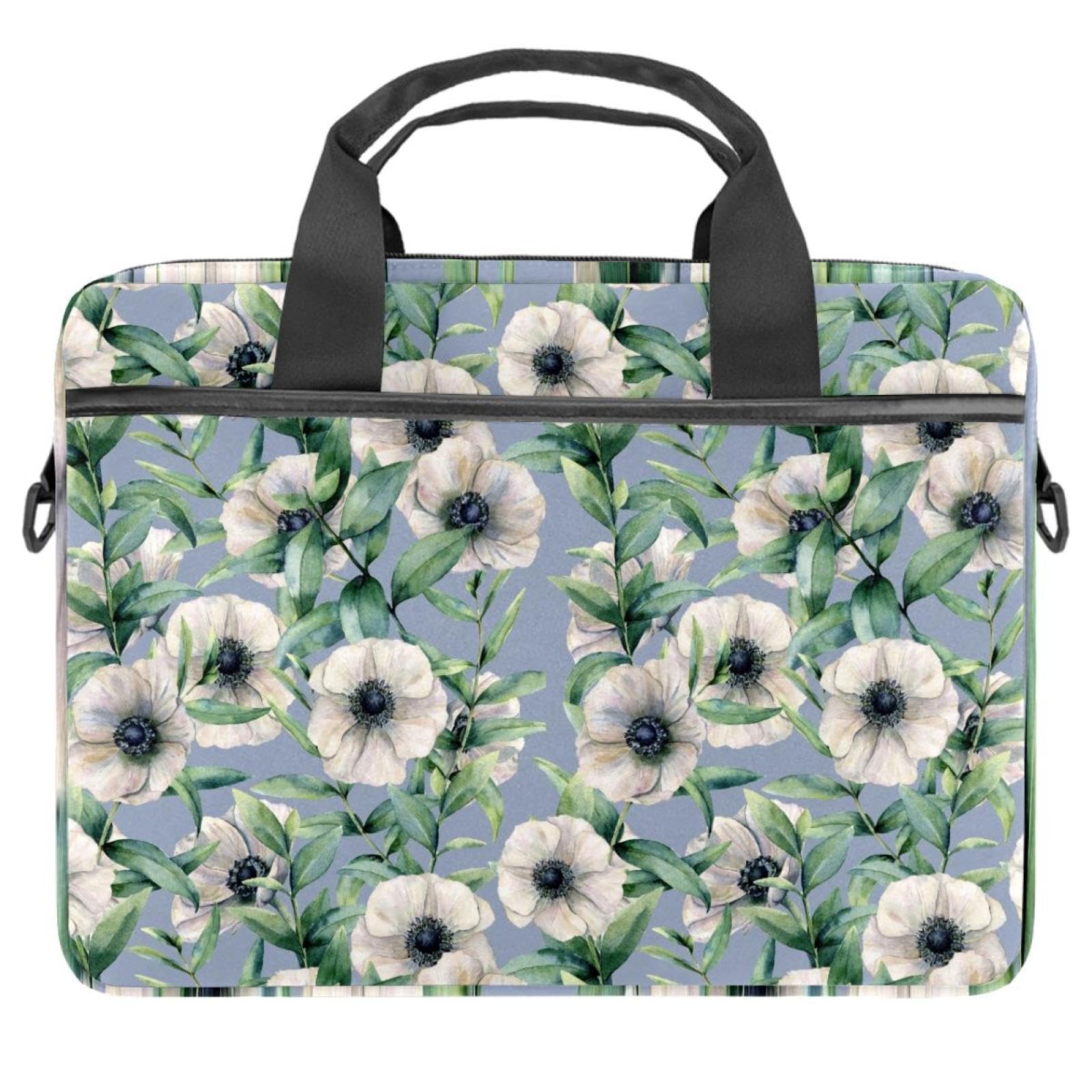 Maletín para portátil de 14.5 pulgadas multicolor con estampado floral 8