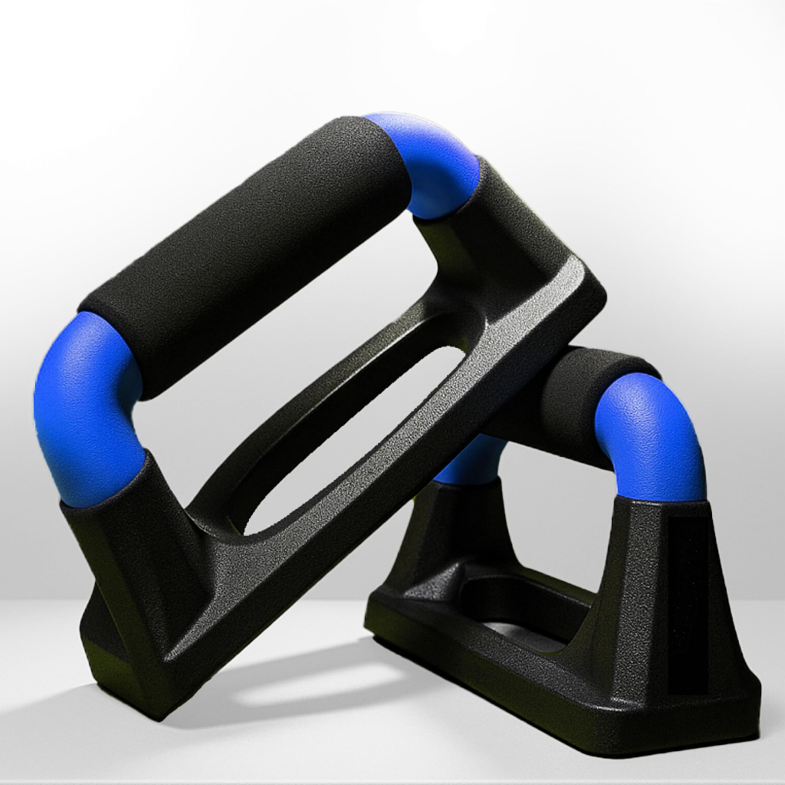 Push Up Stand Heavy Duty Anti-Slip Grip pushup stand | push up bar for men & women | Lightweight & Portable | Home Gym Workout (blue)-picture-31