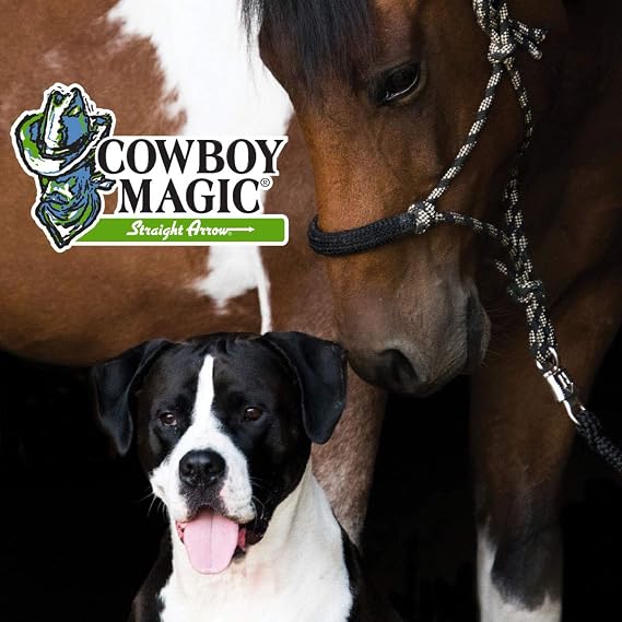 Cowboy Magic Greenspot + SuperBody Shine 16 Ounce each With Detangler & Shine 4 Ounce