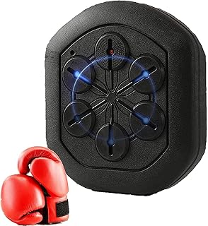 ZUMAHA Music Boxing Pads with Boxing Gloves- Wall Mounted Boxing Machine, Boxing Bag Boxing Equipment Boxing Punching Dummy,Hit The Target According to The Music and Lighting