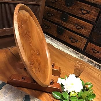 木製 欅製 翠玉作 盆 刳り貫き煎茶盆 美しい木目 長方盆 煎茶道具 Amazon.co.jp: A 煎茶道具 欅 玉杢 泡木 波杢 刳抜盆 1枚