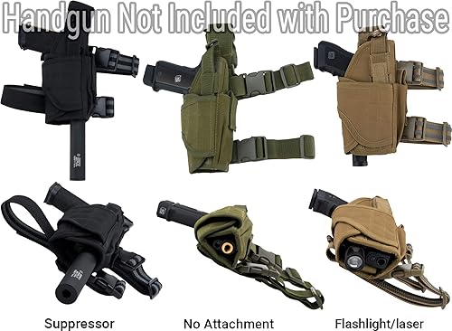 Miniatura 3 de Evike Matrix Tornado Universal Tactical ThighDrop Leg Holster (Color NegroDerecha)