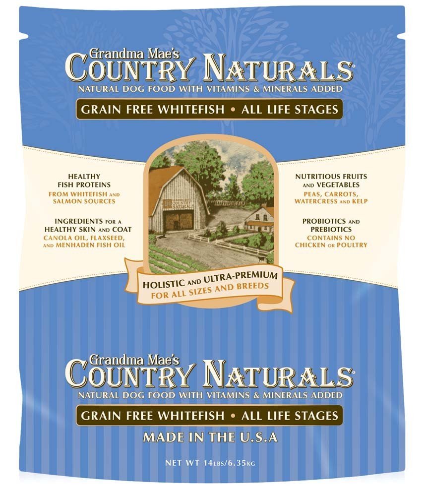 Grandma Mae's Country Naturals Grain Free Fish Dog Food - 14 Lb Bag