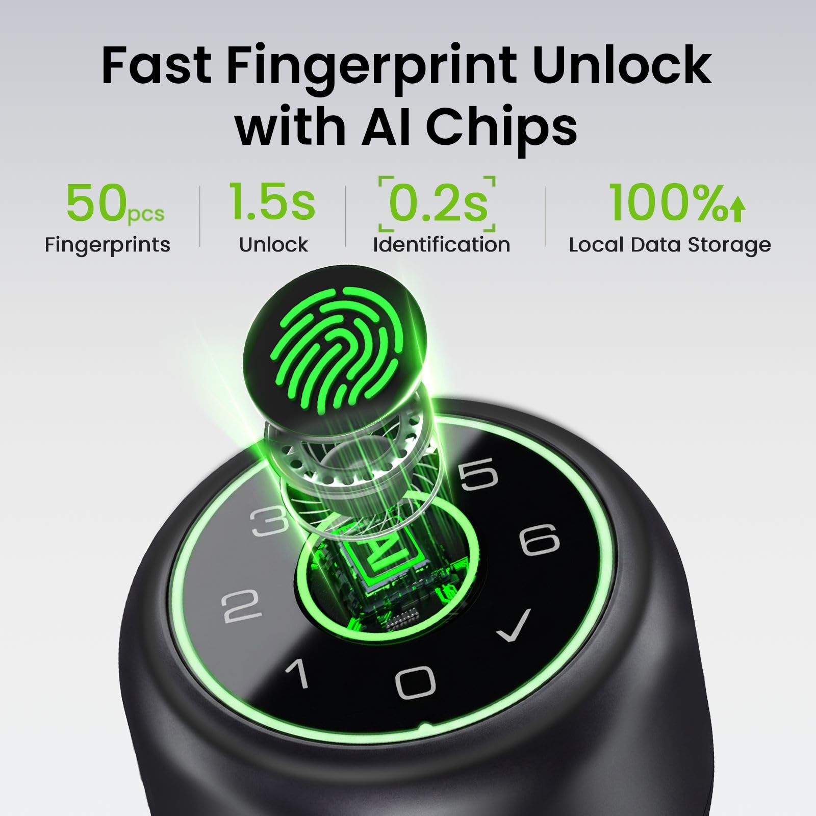 GHome Smart Door Lock - Fingerprint & App Control -4 GHome Smart Door Lock - Fingerprint & App Control -4