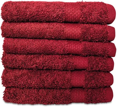 Miniatura 80 de Hencely Juego de 2 toallas de mano de lujo (16 x 28 pulgadas), algodón turco suave, absorbente, de secado rápido, para cara, cuerpo, cocina y baño