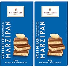 Niederegger - Milk chocolate covered marzipan bar 110g Pack of 2
