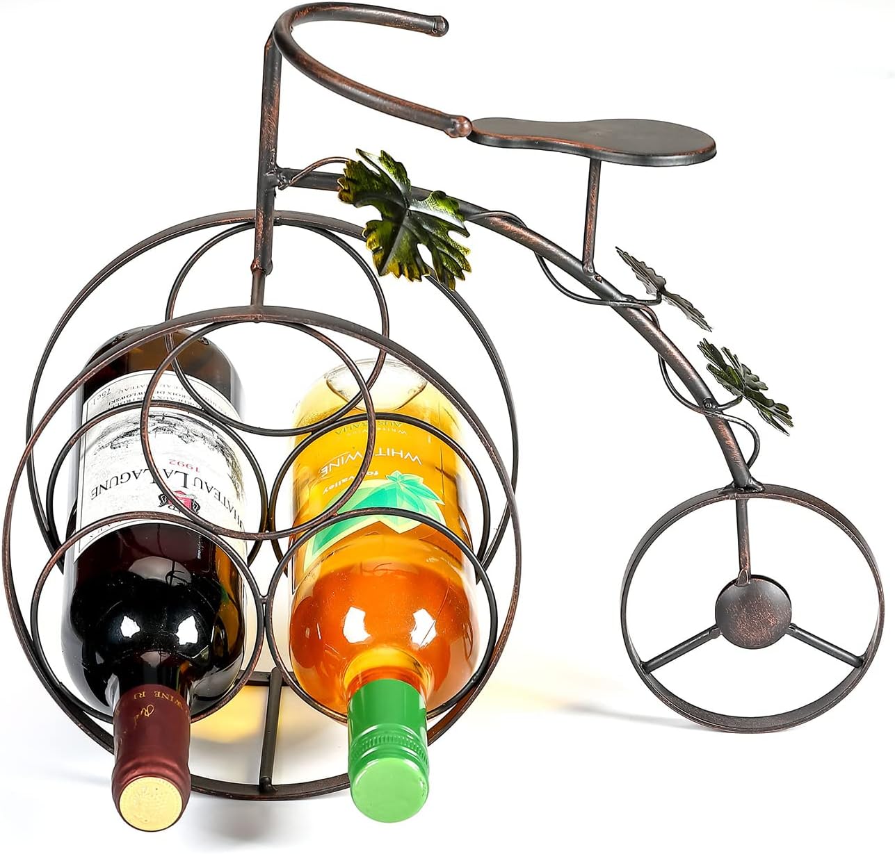 Ironlux Countertop Wine Rack 3 Bottle Tabletop Wine Rack Wine Holder