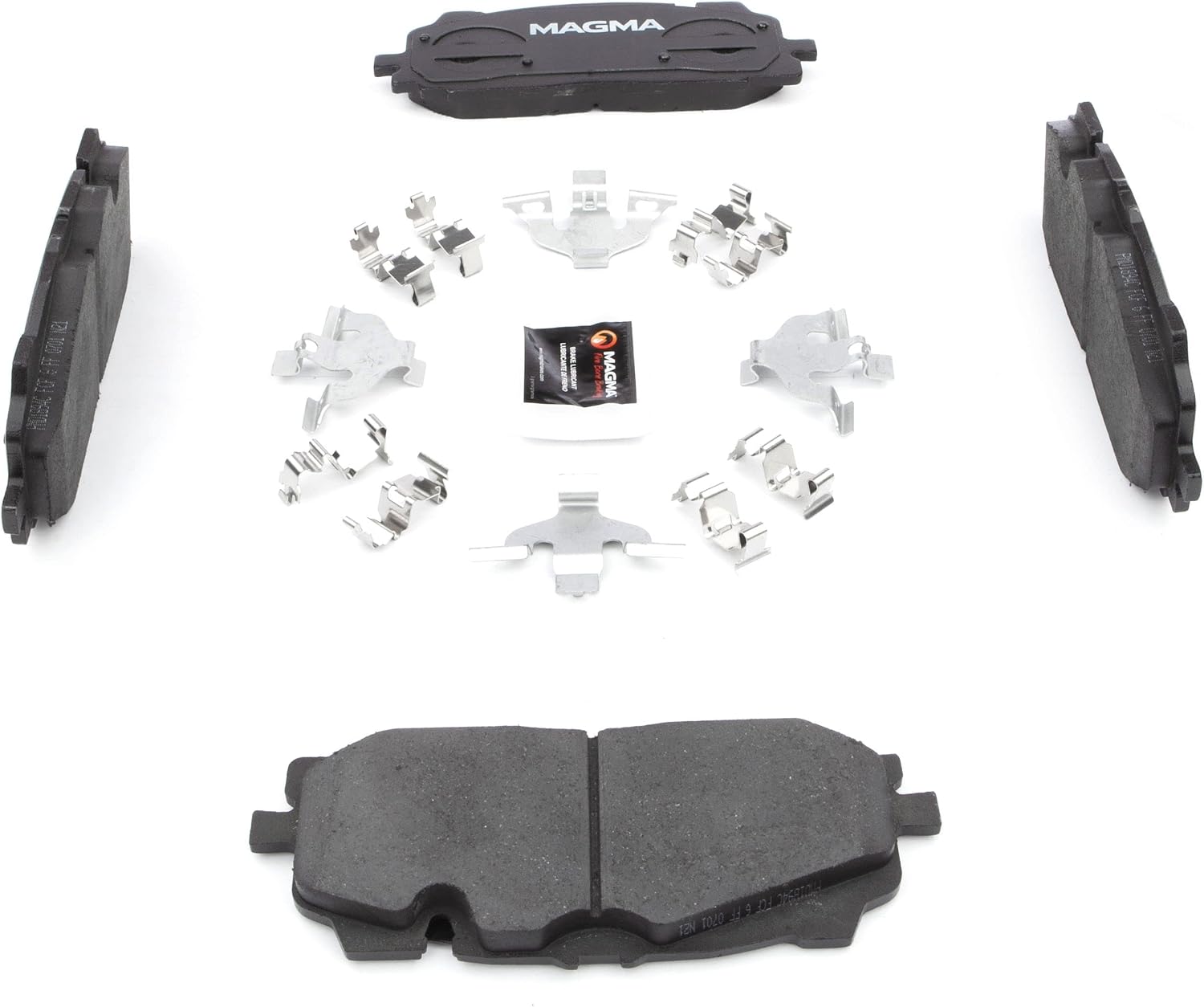MAGMA Premium PMD1894C Ceramic Brake Pads, Front
