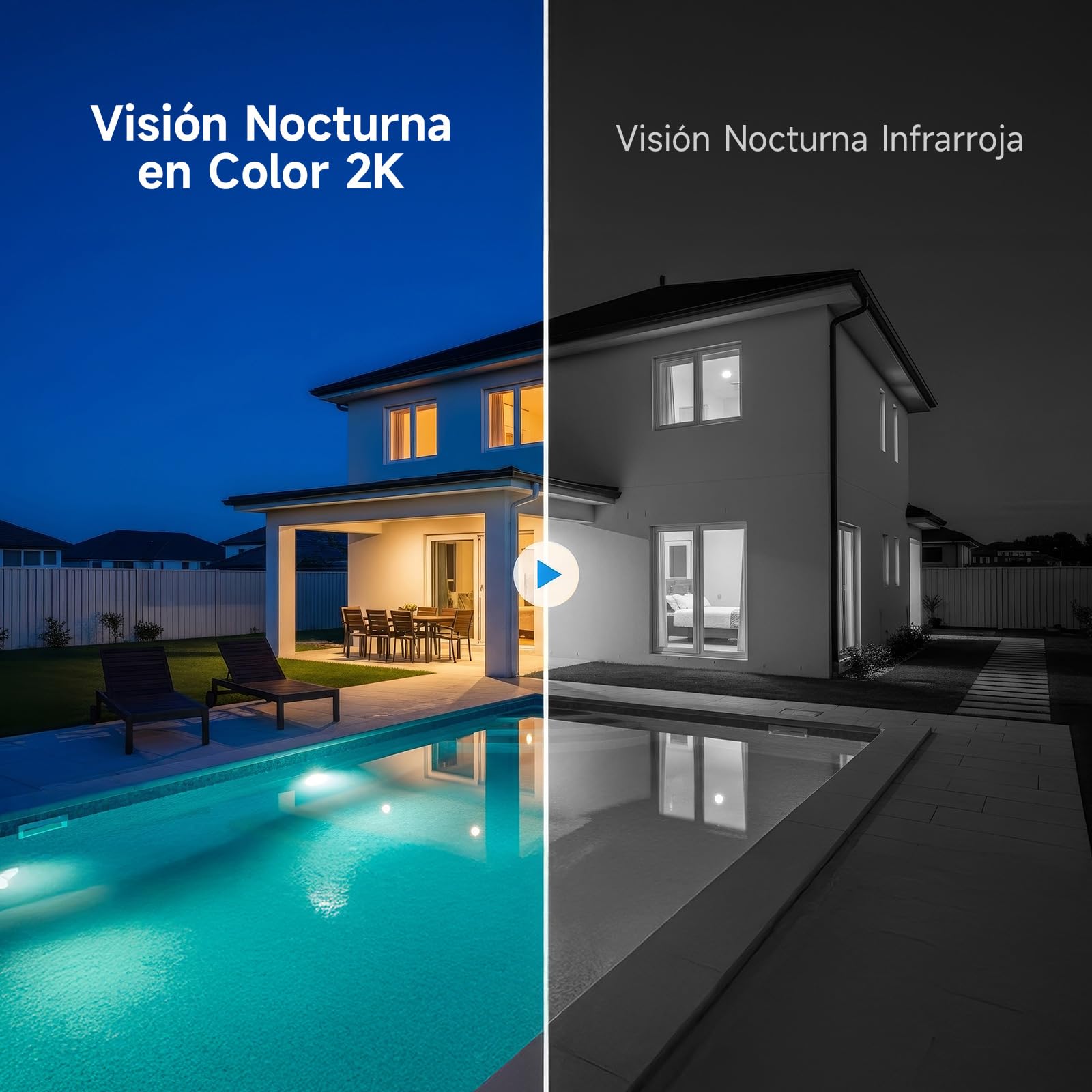 Cámara de Vigilancia WIFI Exterior, Rollei Wireless Security Cam 2K V2 Seguridad Camara sin Cables Visión Nocturna Detección de Movimiento Audio Bidireccional IP65 Cámara-Vigilancia-Exterior-Seguridad