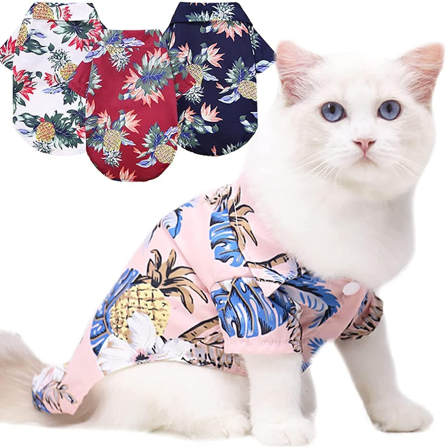OLLEBOREBLA アルベロベロ 犬 猫 花柄 カットソー ブラウス OLLEBOREBLA アルベロベロ 犬 猫 花柄 カットソー ブラウス 楽天