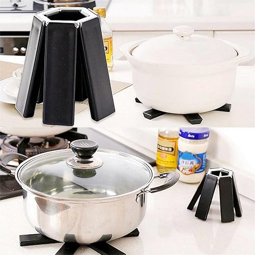 Miniatura 5 de Almohadilla de aislamiento térmico plegable creativa, mantel individual aislante de calor antideslizante, almohadilla de aislamiento de calor