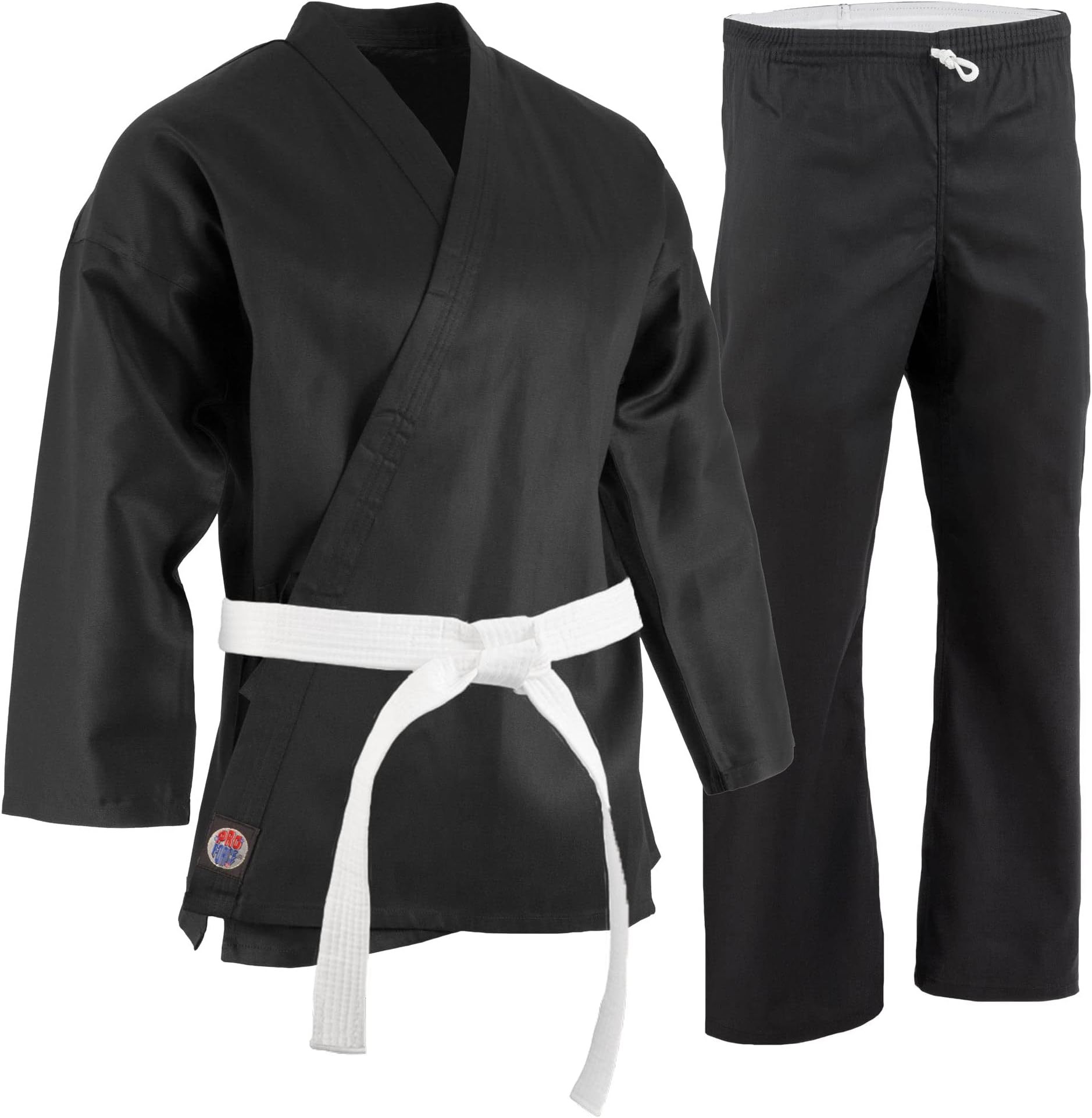 ProForce 6oz Student Karate Gi / Uniform - Black - Size 1