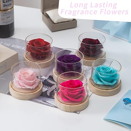 Miniatura 4 de Fragancia para el hogar flores de rosas flores de rosas reales preservadas para el día de San Valentín Navidad regalo de boda para ella regalo para