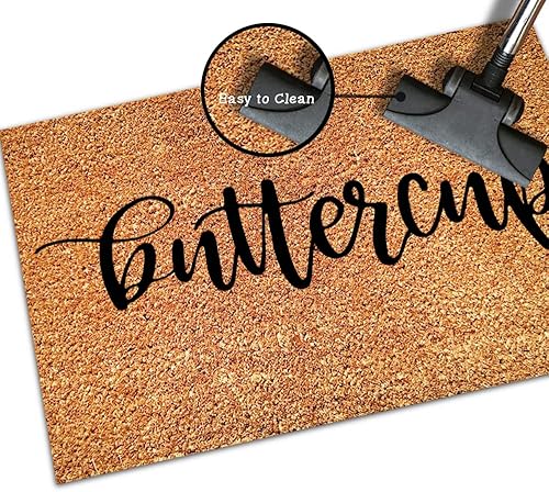 Miniatura 8 de SILYHEART Sleep in Heavenly Peace Coir Door Mat Door Mats Rustic Saying Quotes Durable Coir Non Slip Mat for Indoor Outdoor Porch Home Entryway