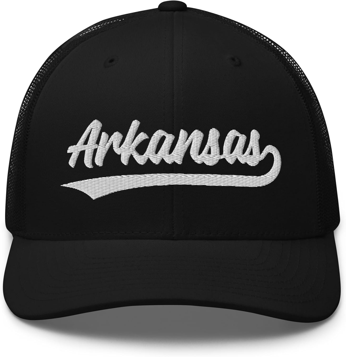 Vintage Arkansas Sports Script Mesh Retro Arkansas Trucker Hat Cap