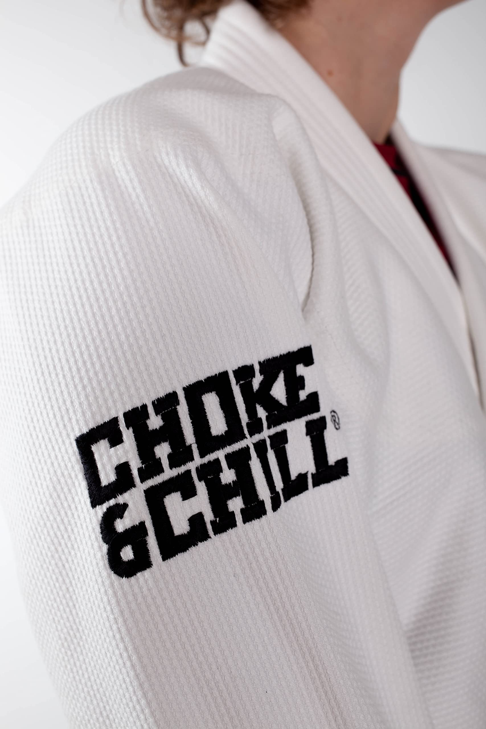 Choke&Chill BJJ Jiu Jitsu Einsteiger Anzug Gi - Weiß