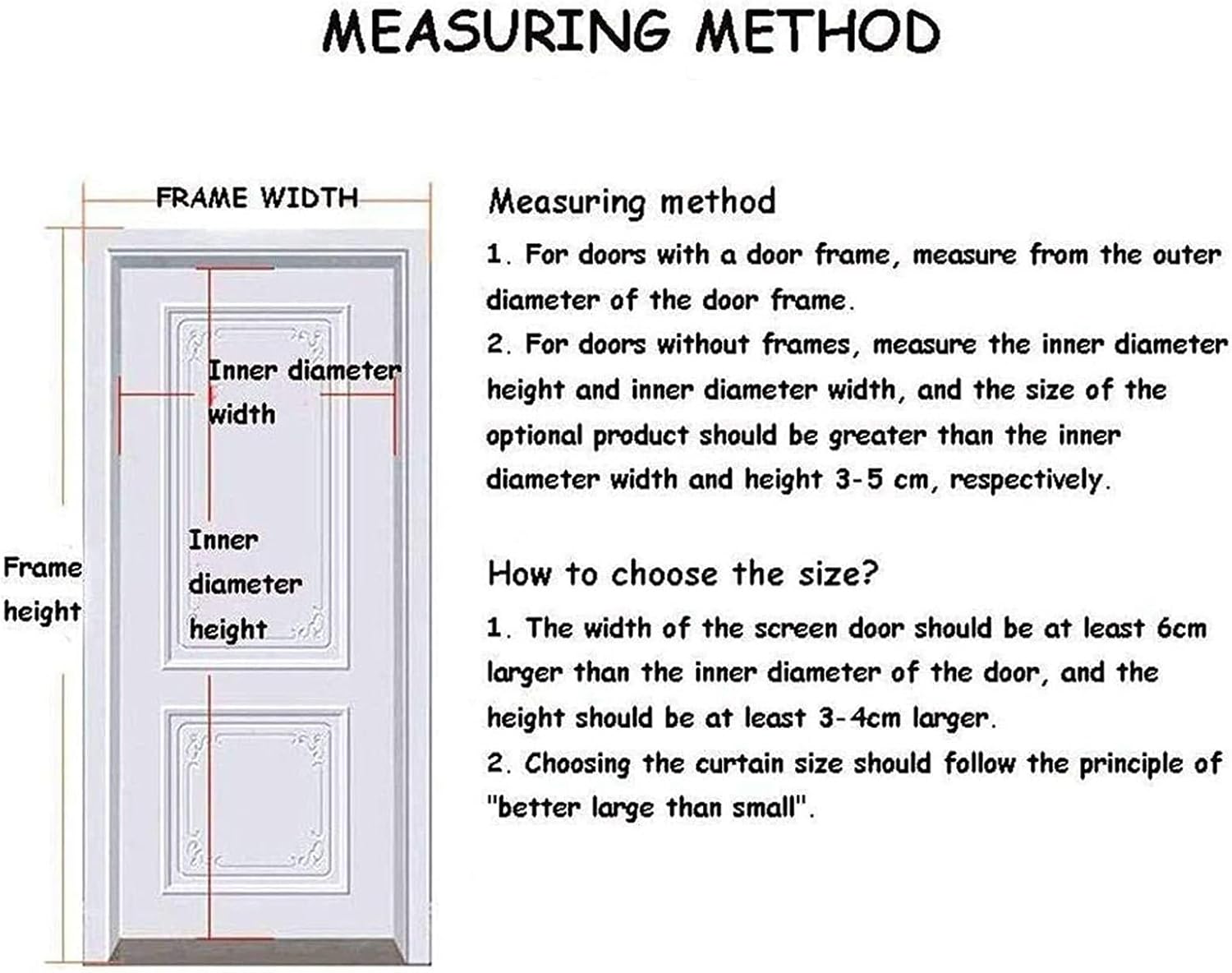 Magnetic Screen Door,Magnetic Door Screen Upgraded Mesh Door Screen Magnetic Closure Heavy Duty Door Net Screenfor Front Patio Door (Color : Gray, Size : 90x195cm(35x77inch))
