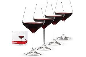Spiegelau Style Burgundy Wine Glasses: A Crystalline Masterpiece for Wine Enthusiasts