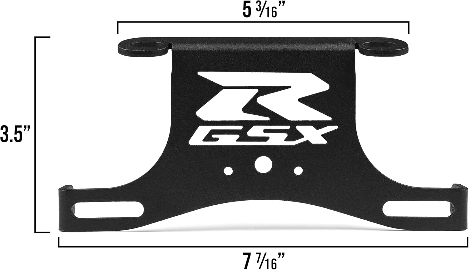 Fender Eliminator License Plate Holder Compatible with 2006 2007 2008 2009 2010 Suzuki GSXR 600/750 Tidy Tail Billet Aluminum Motorcycle Black