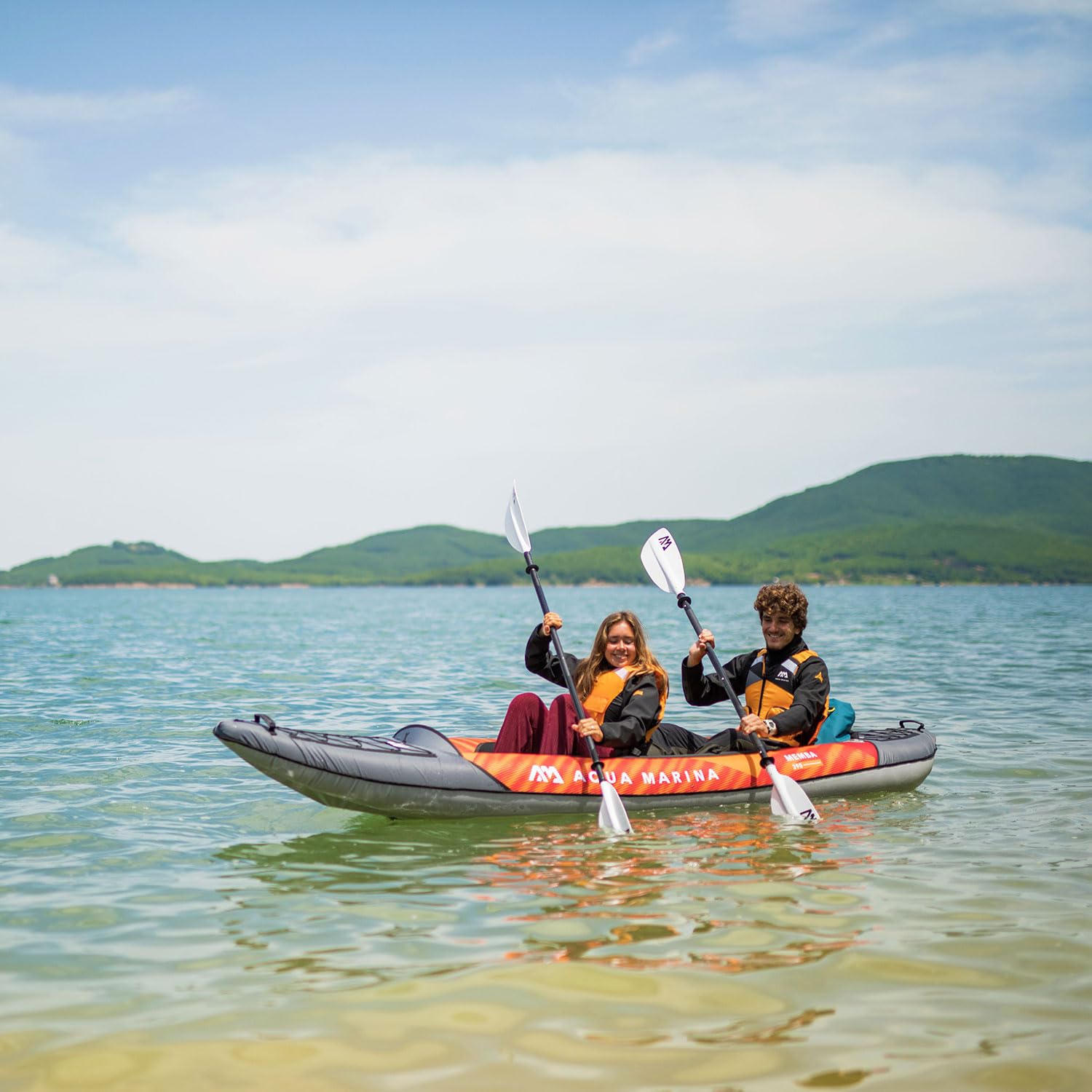 Aqua Marina kajak aufblasbar | Inflatable 1-2 Personen Kayak MEMBA | Technologie: Drop Stitch