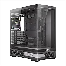 Noua Orizon MK100 | ATX Mid Tower PC Gaming Case | PWM Led ARGB Fan | USB 3.0 and Type-C | Liquid Cooling Support 360 mm | Tempered Glass and Mesh | Black