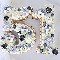 Vista 6 de Ducodocu Molde de silicona para tartas con números 3D, moldes para hornear, moldes novedosos para tartas, molde para hornear bricolaje