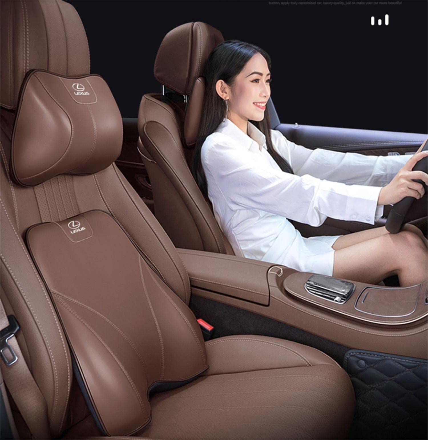 Amazon | レクサス ヘッドレストIS LX UX LC CT ES GS LS EX HS NX RX 
