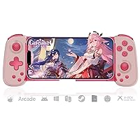 Vista 1 de arVin Wireless Gaming Controller for iPhone, iPad, Android, Samsung Galaxy, Tablet, Switch, PS4, PC Gamepad with Hall Effect JoystickTurbo6-Axis