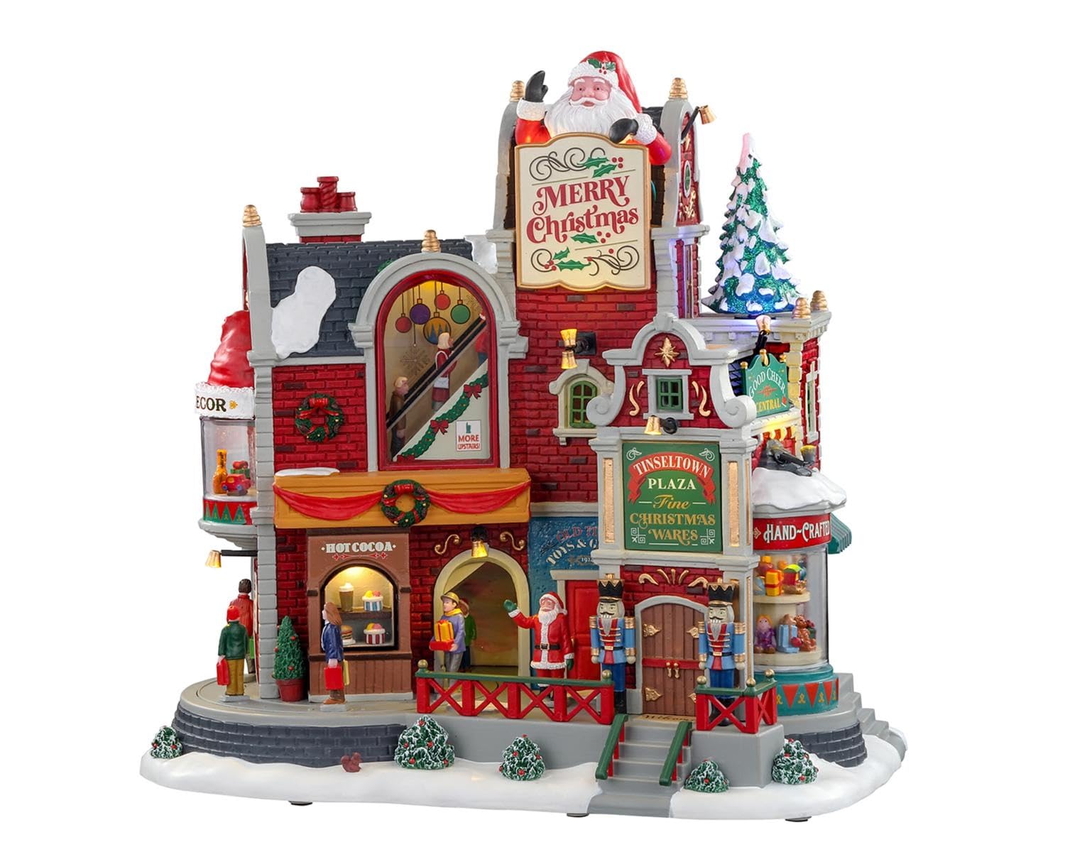 Lemax 05700-UK Christmas Village Sights & Sounds: Tinseltown Plaza