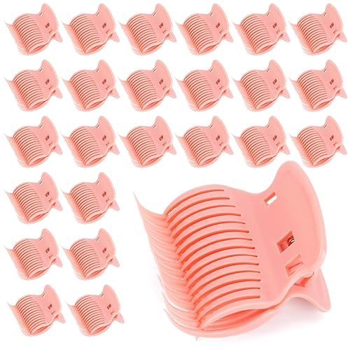 Miniatura 8 de Tbestmax 24 clips de rodillo caliente para rizador de pelo, clip de garra, reemplazo de sección de cabello para mujeres y niñas, color negro
