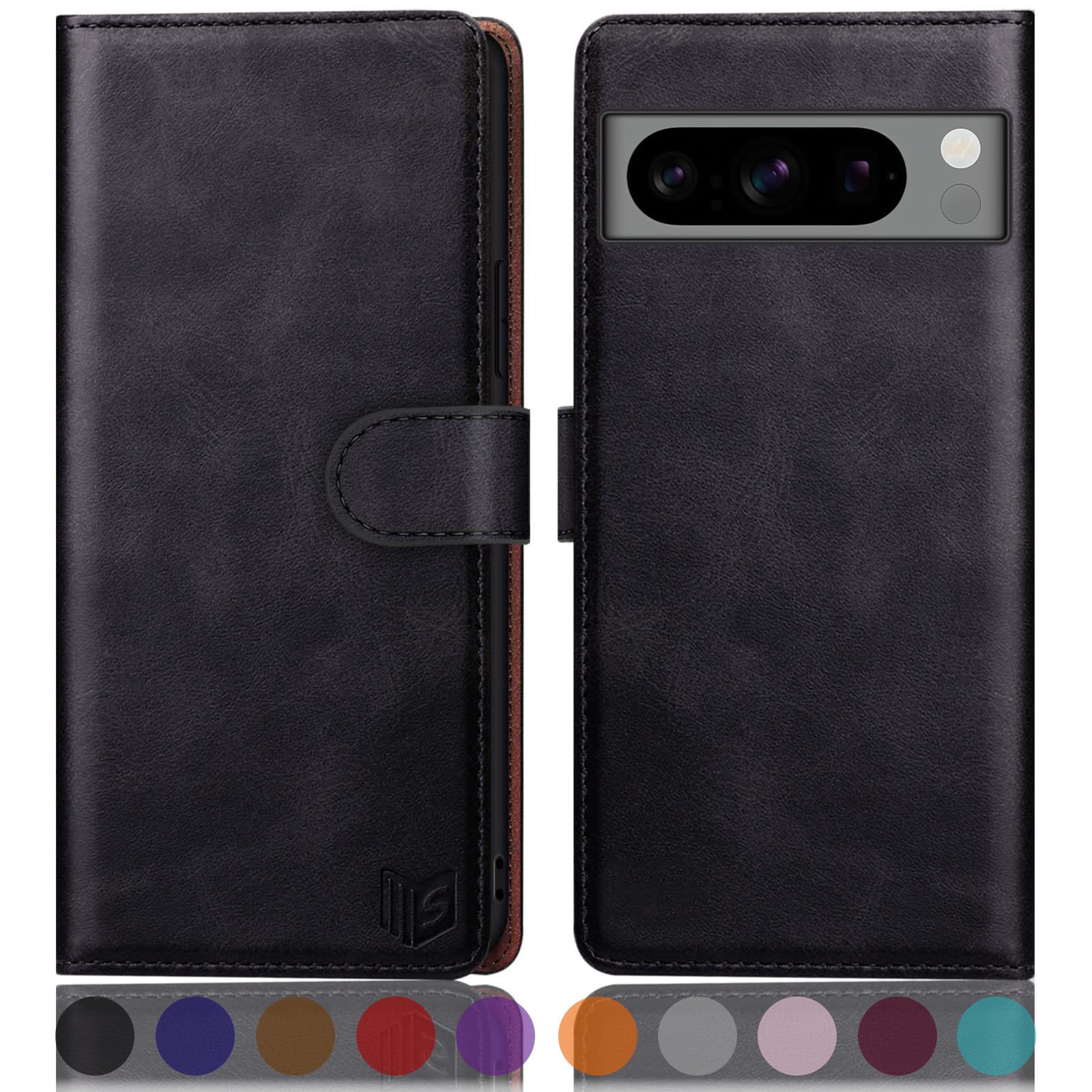 Aazon.co: SUANPOT For Google Pixel 8 5G Wallet Case With RFID Blocking Credit Card Holder,Flip - View #9