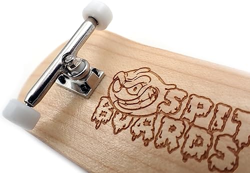 Miniatura 8 de SPITBOARDS Diapasón Pro Trucks de 1.339 in, tuercas de bloqueo reales, bujes de uretano con junta tórica de goma, gancho optimizado, ancho 1.339 in,