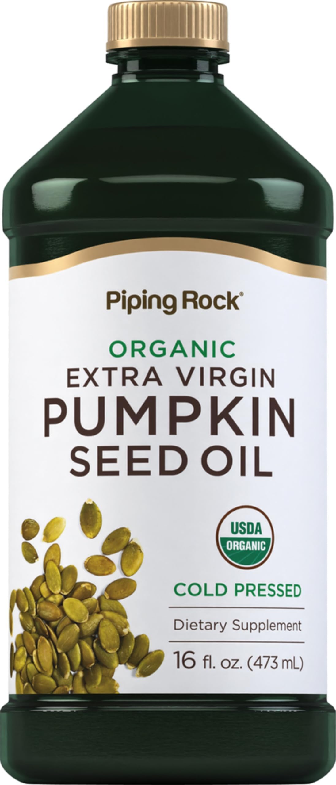 Piping Rock Pumpkin Seed Oil Cold Pressed and organic