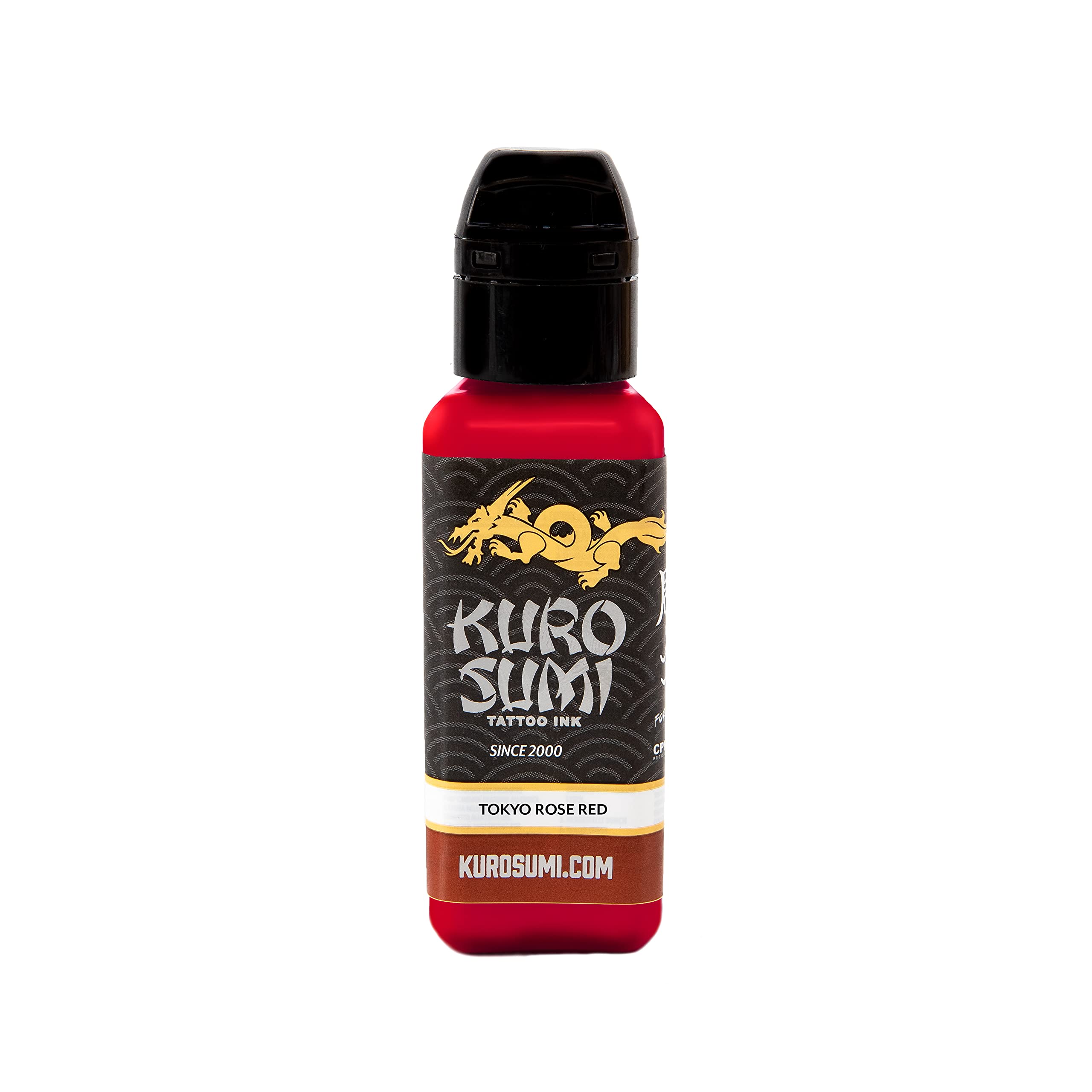 Kuro SumiTokyo Rose Red, Vegan Friendly, Professional Ink 1.5oz