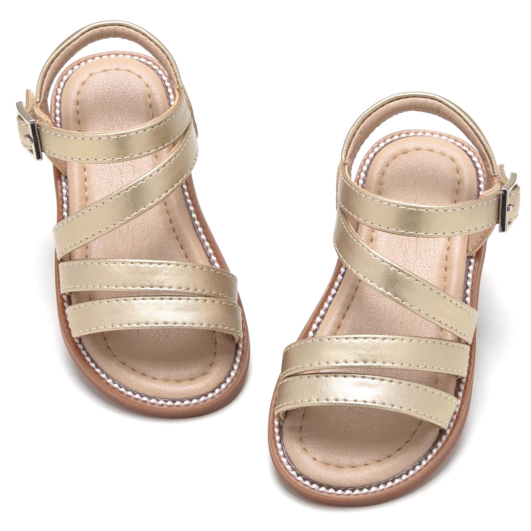 GINFIVE Toddler Girls Sandals Little Girls Kids Summer Shoes Toddler Sandals