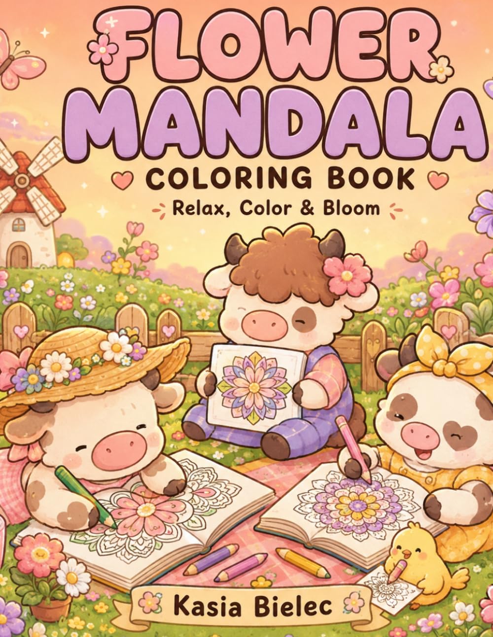 Mandala Coloring Book: Relaxing Floral Patterns for Stress Relief and Mindfulness
