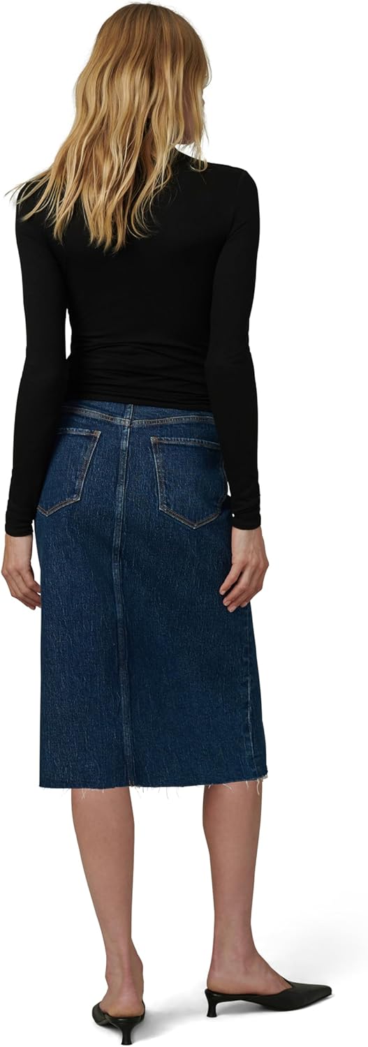 Joe's Womens The Joplin Maternity Denim Knee Length Skirt - Image 6