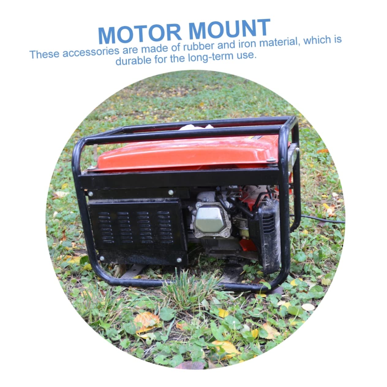 Gatuida Soporte De Goma Antivibración Para De Reemplazo De Montajes De Motor De Goma Para Generadores Práctico De Instalar Y Desmontar 4 Piezas X 5