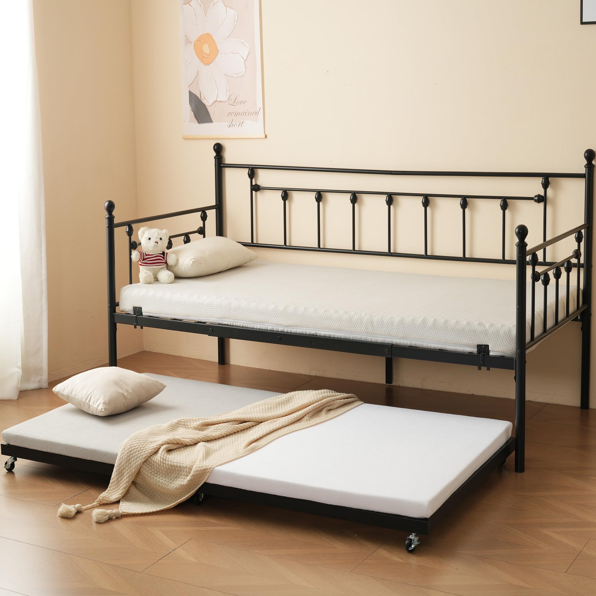 Amazon.co.jp: 【SCHGKOY】親子ベッド ソファー パイプ ベッドフレーム