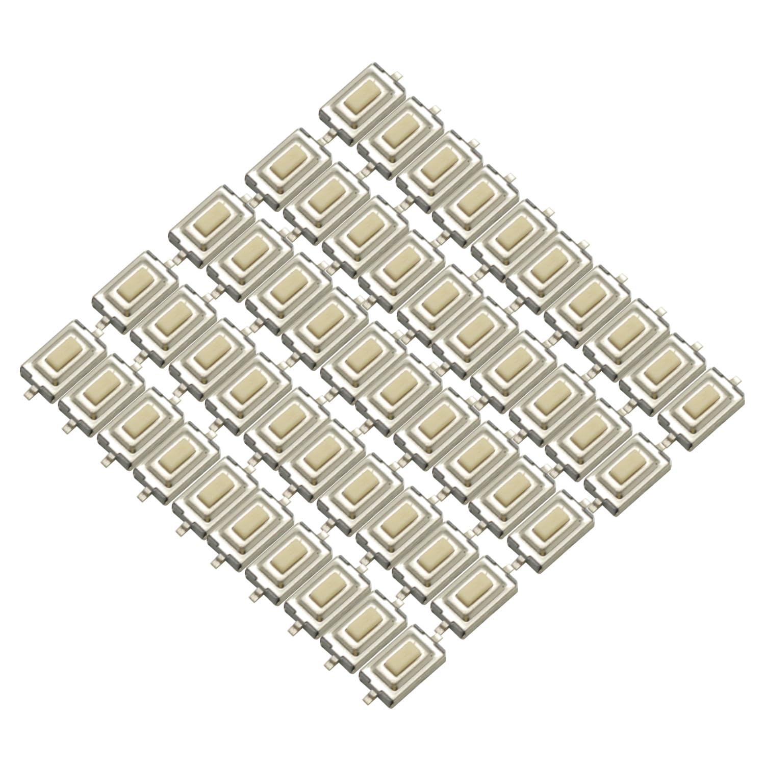 100pcs 3X6X2.5mm Tactile Push Button Switch Tact Switch Micro Switch 2-Pin SMD
