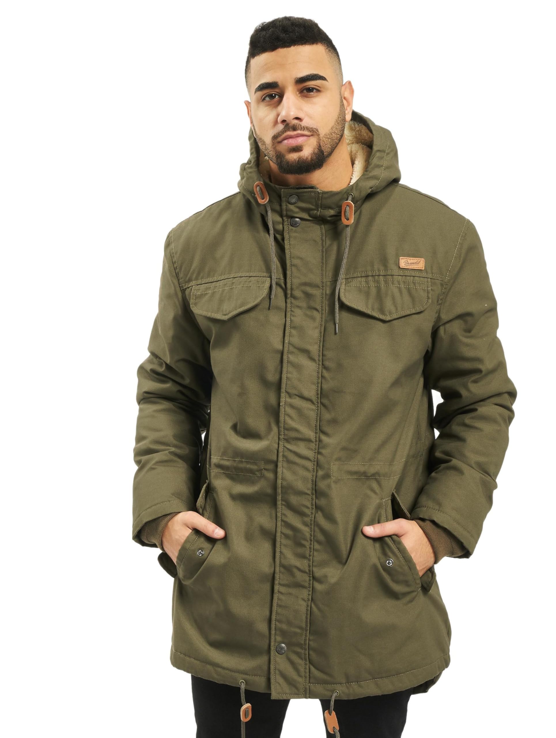 Brandit Brandit Marsh Lake Teddyparka męska Marsh Lake Teddyparka Men Mężczyźni,oliwkowy,3XL