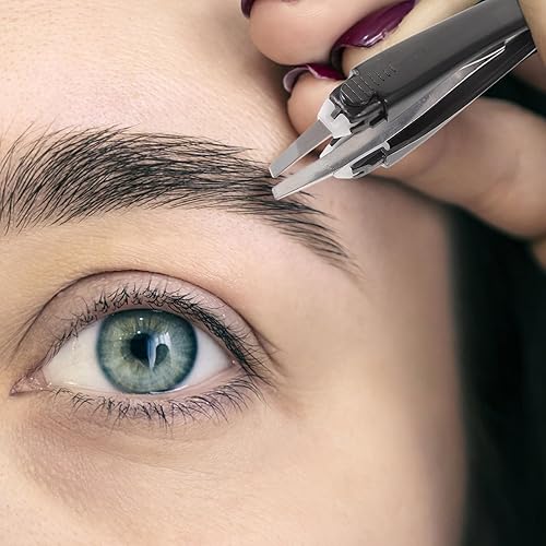 Miniatura 8 de Pinza elástica automática de la ceja retráctil profesional de la ceja para el retiro de la ceja