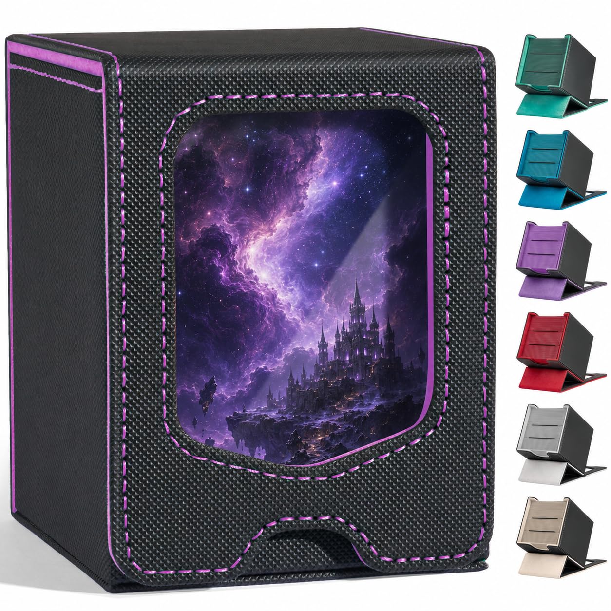 Fabmaker Deck Box Compatible with MTG Commander,Comman-der Deck Box Storage