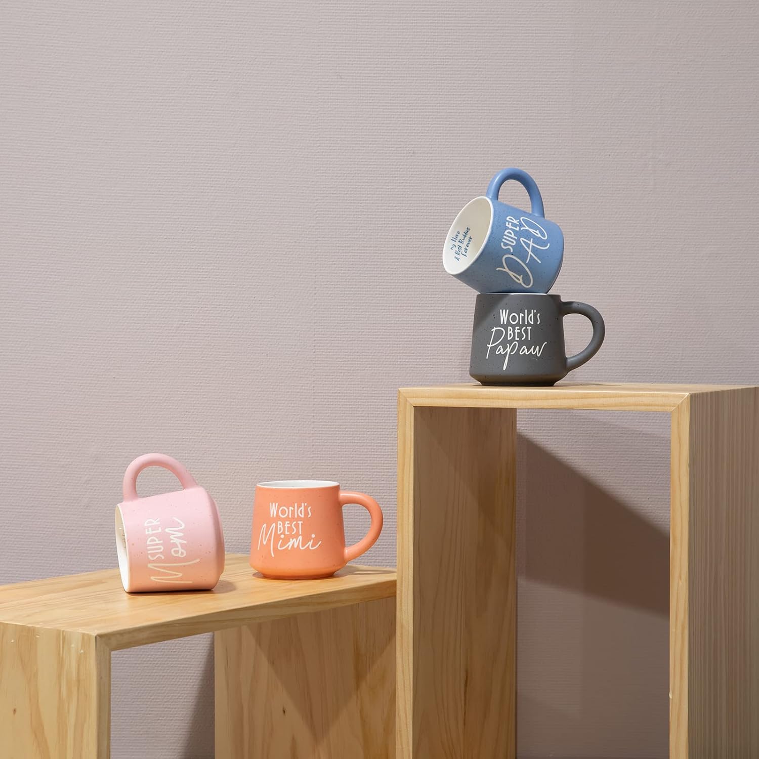 COLLECTIVE HOME - Coffee Mug, Family Ceramic Tea Cup, Funny Gift for Mother's Day/Father's Day, 16 oz, Dishwasher and Microwave Safe, World's BEST Mimi - Image 4