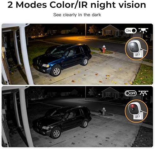 Miniatura 6 de Cámaras 2K para seguridad del hogar, cámara de seguridad para interiores y exteriores para bebéancianoperromascota, sistema de cámara de seguridad