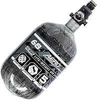 HK Army Aerolite 68ci/4500psi Carbon Fiber HPA Paintball Tank - Lightweight 2lb System w/ 850psi Regulator