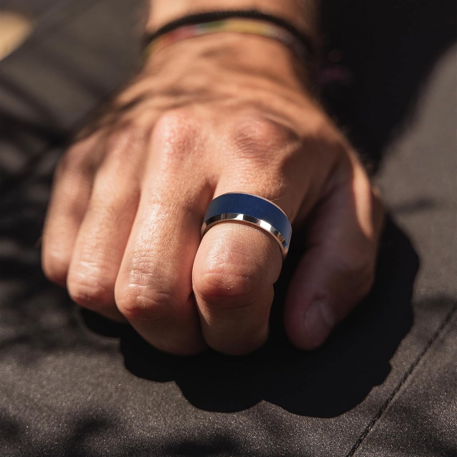 6mm 8mm Silver/14K Gold/Black Tungsten Carbide Men's Fashion Wedding Ring Suitable for Daily Wear Sizes 7 to 13 - Image 5